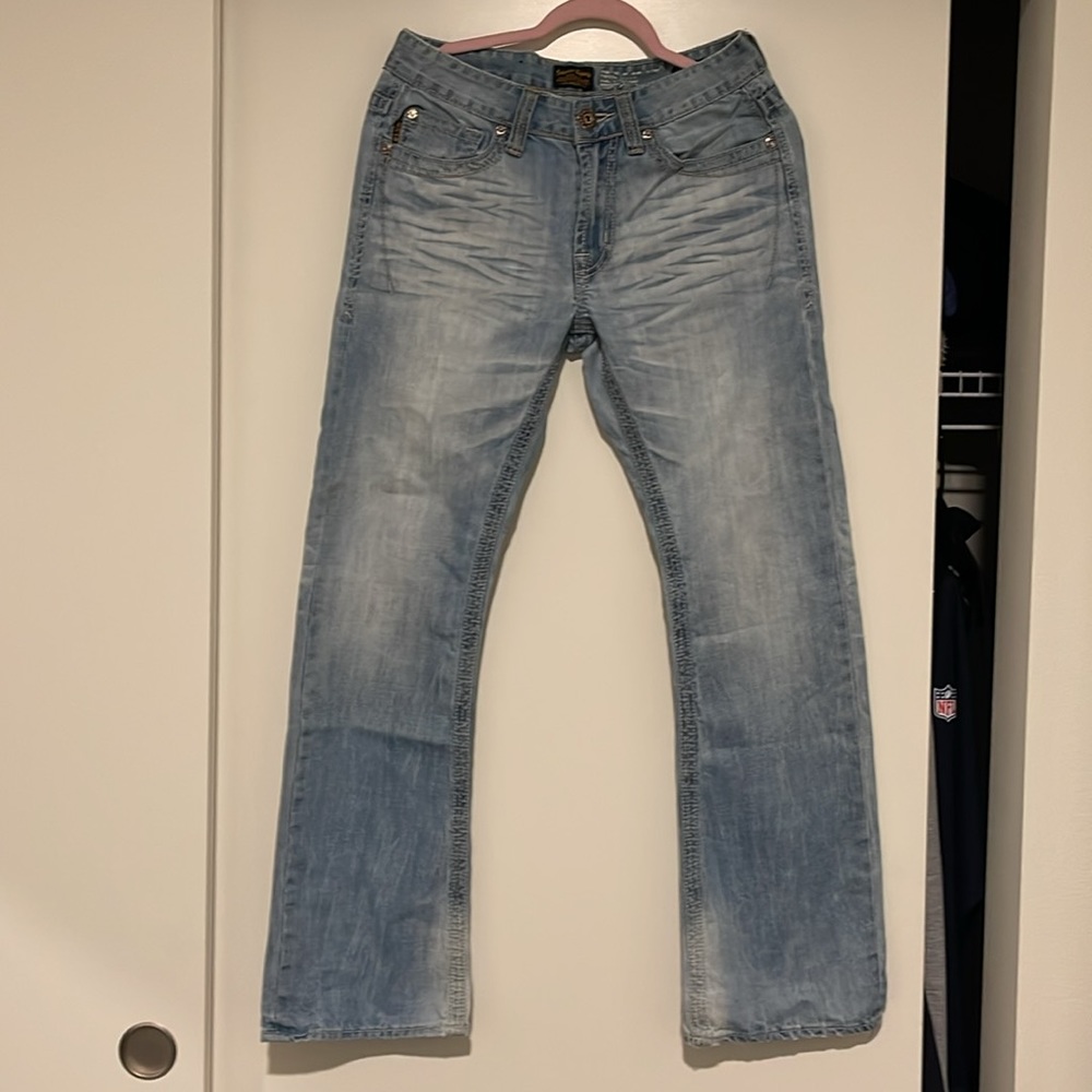 Men’s Buckle, bootleg jeans